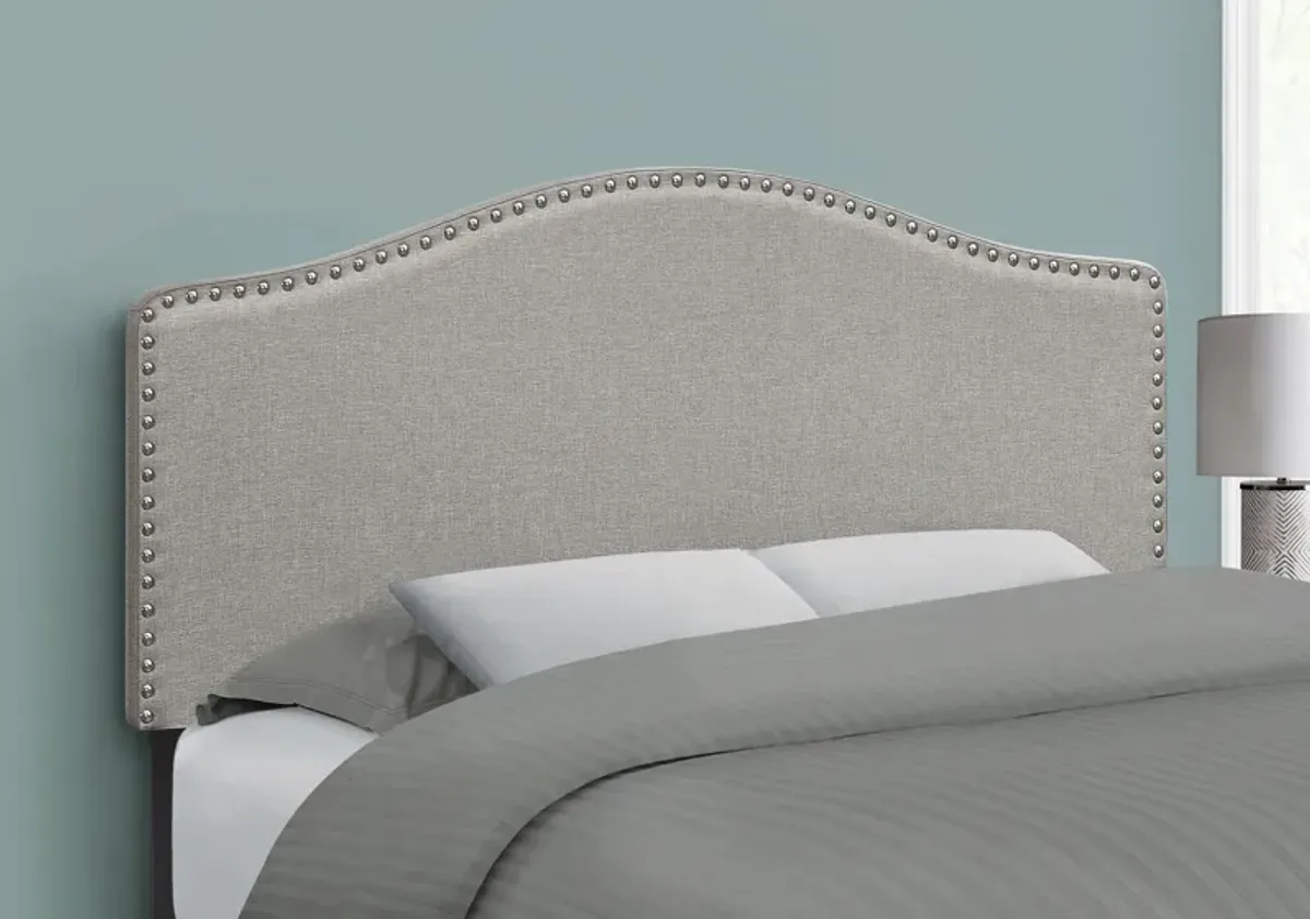 Parris Full Upholstered Headboard - Gray