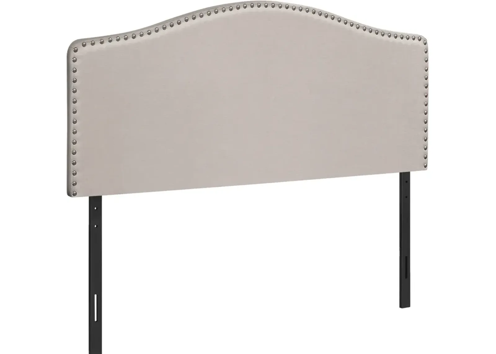 Parris Queen Upholstered Headboard - Beige