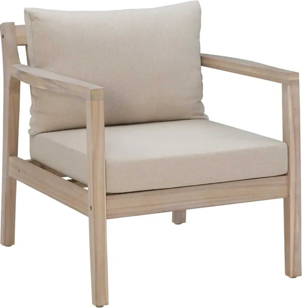 Annotto Bay Outdoor Set with Sofa, 2 Chairs, Side Table and Coffee Table - Beige