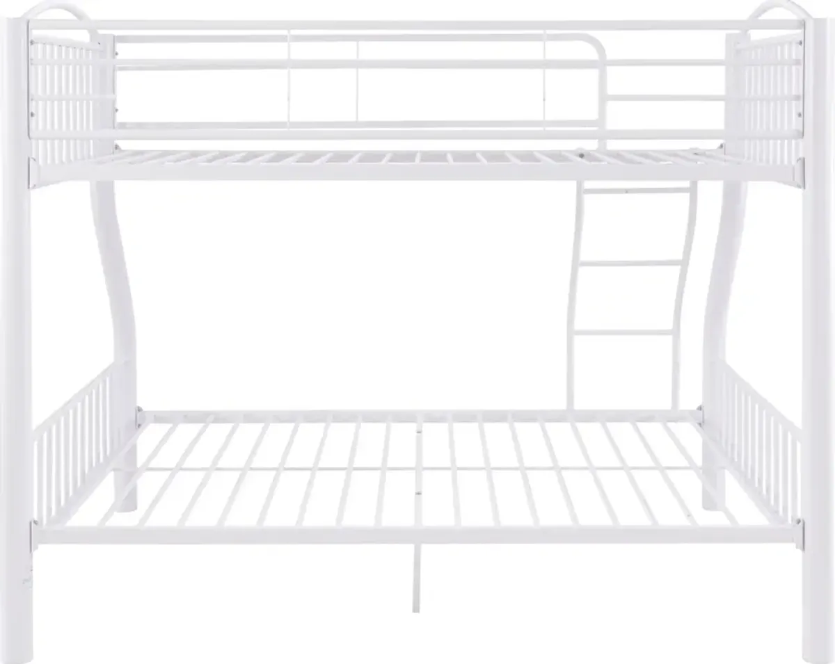 Baylor Twin Over Full Bunk Bed - White