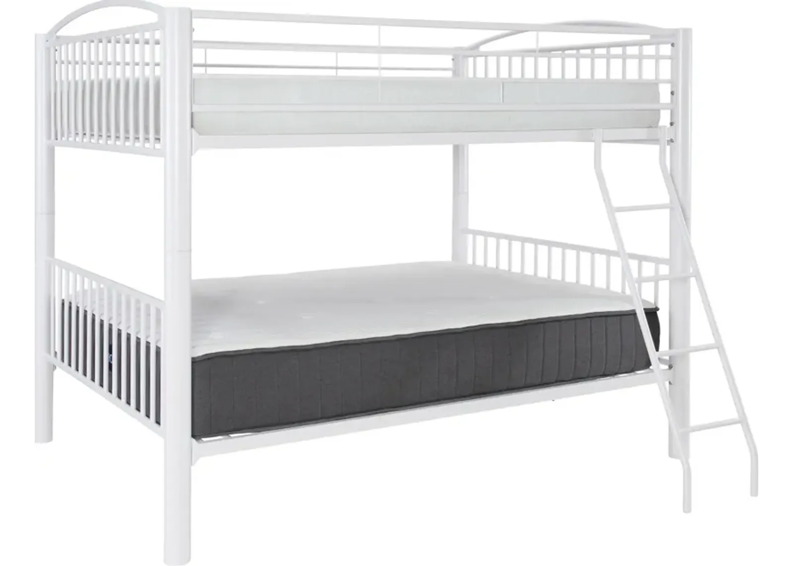 Rufio Full Over Full Bunk Bed - White