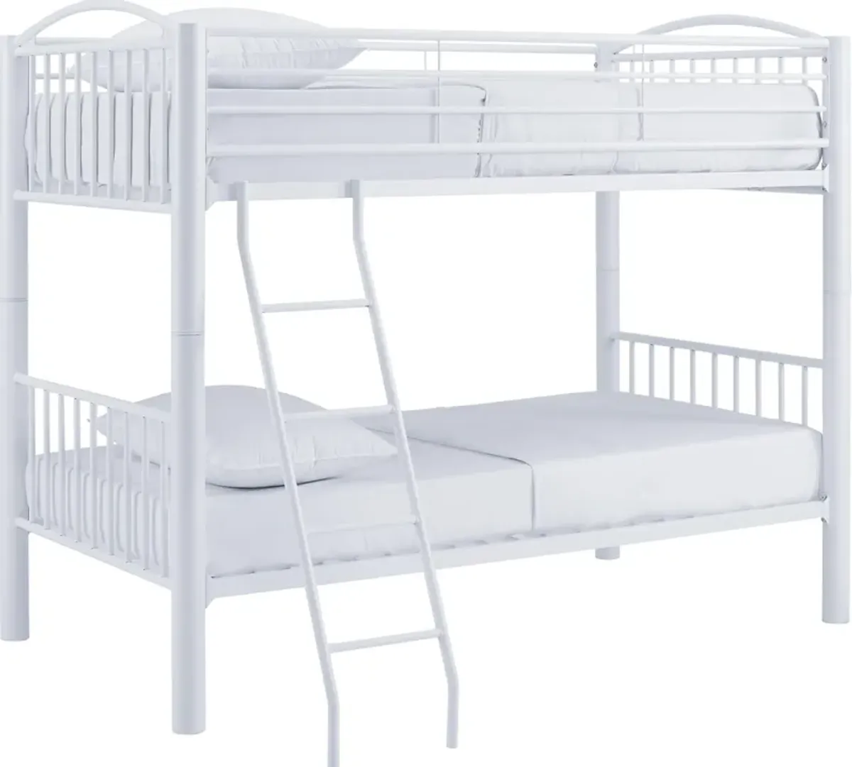 Rufio Twin Over Twin Bunk Bed - White