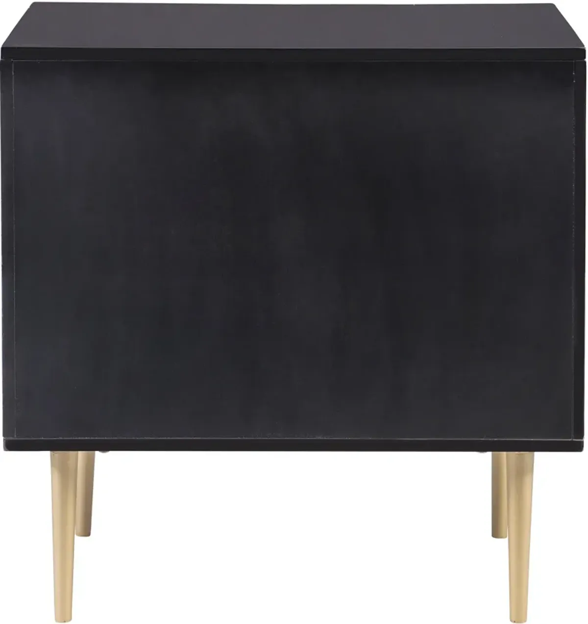 Sumo 2 Drawer Nightstand - Black