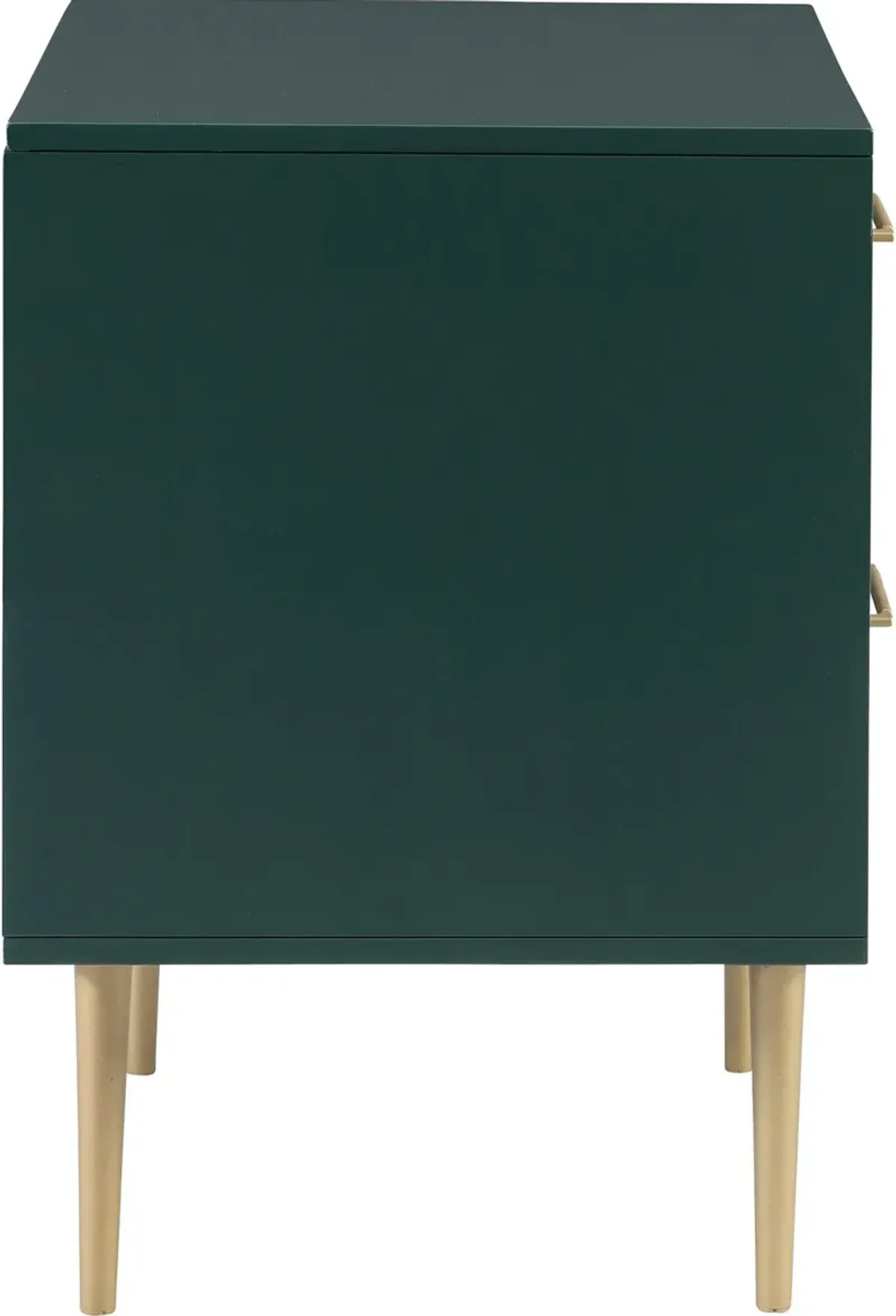 Sumo 2 Drawer Nightstand - Dark Green