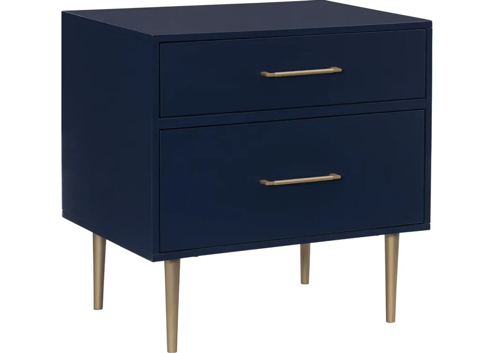 Sumo 2 Drawer Nightstand - Navy