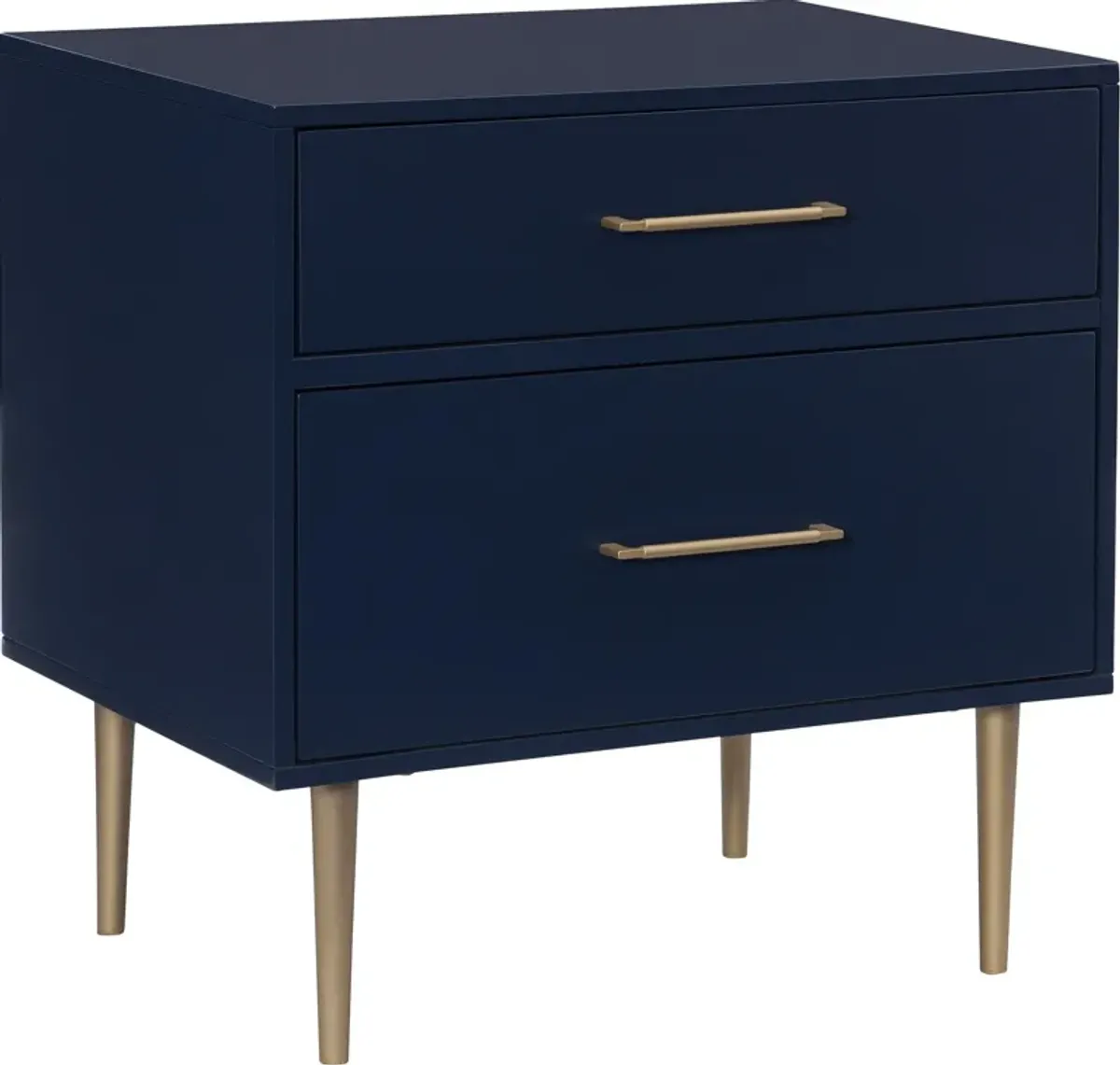 Sumo 2 Drawer Nightstand - Navy