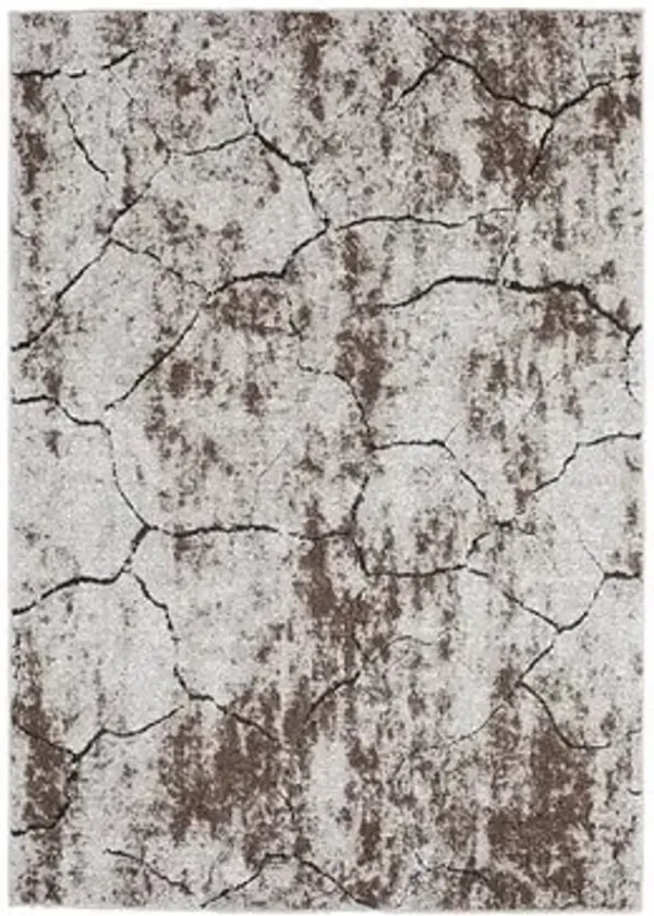 Saterlee 5' x 7' Area Rug - Cream/Brown