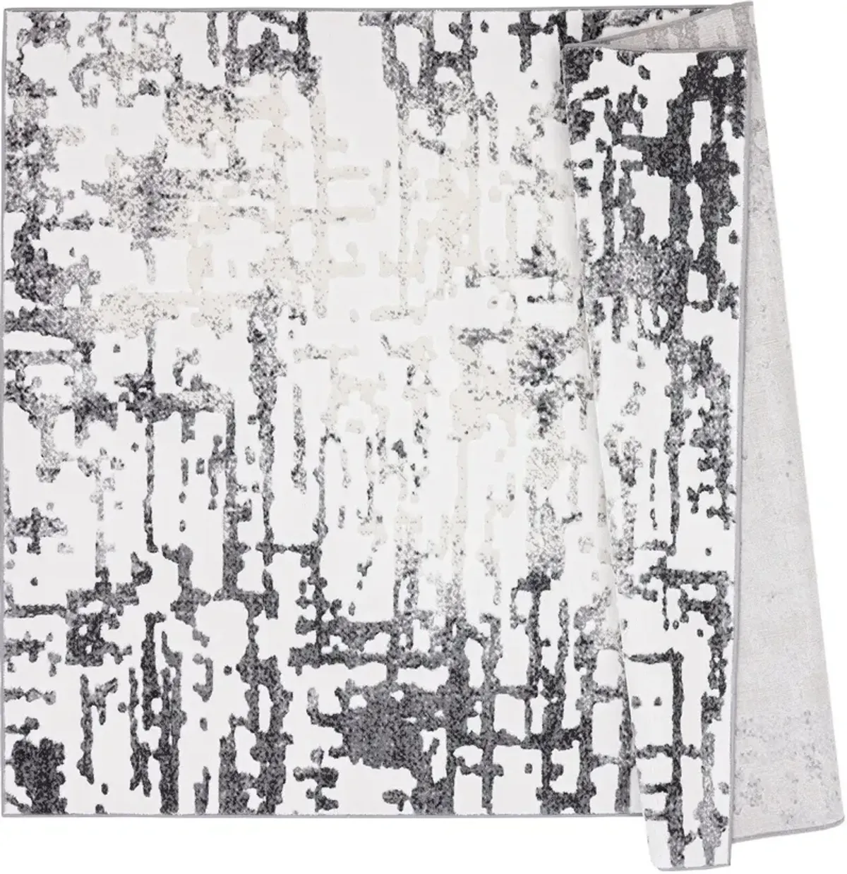 Astro 5' x 8' Area Rug - Gray/White