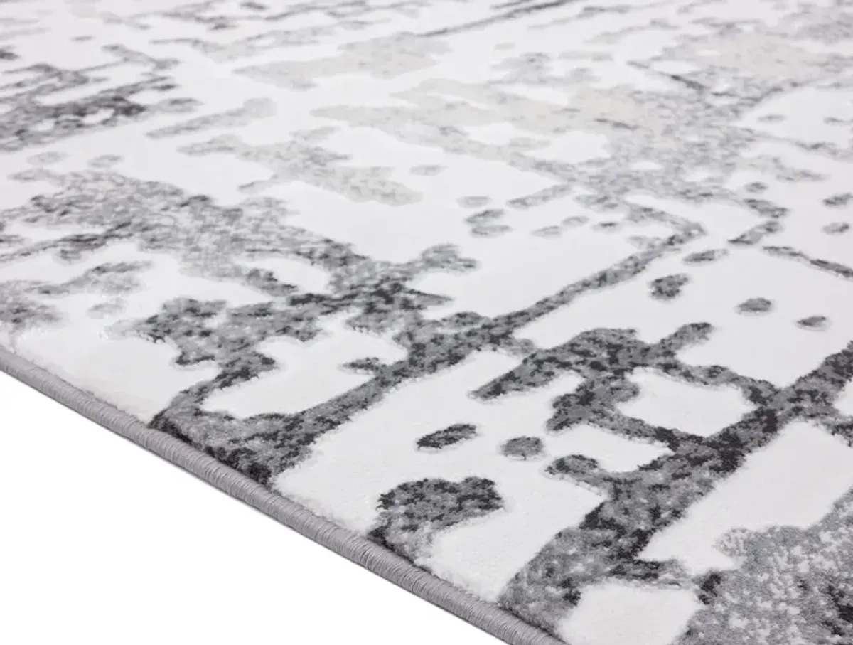 Astro 8' x 11' Area Rug - Gray/White