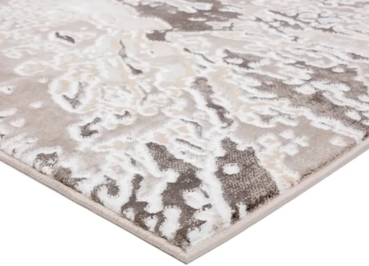 Kivi 4' x 6' Area Rug - Brown/Beige