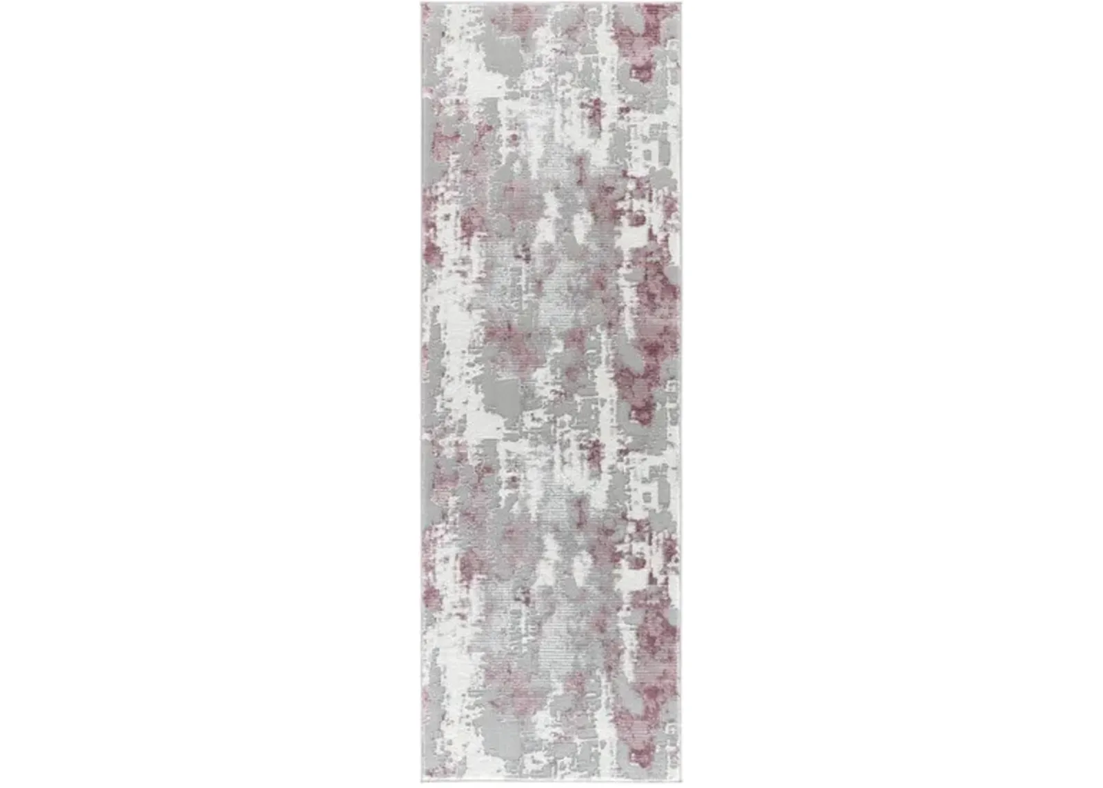 Ezra 2' x 8' Runner - Gray/Pink