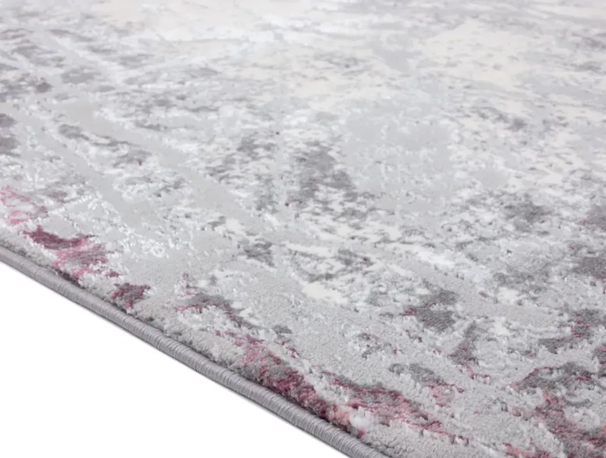 Scribb 8' x 11' Area Rug - Gray/Purple