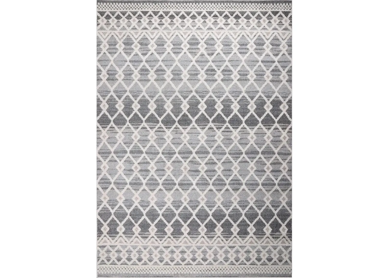 Arvid 5' x 7' Area Rug - Cream/Gray