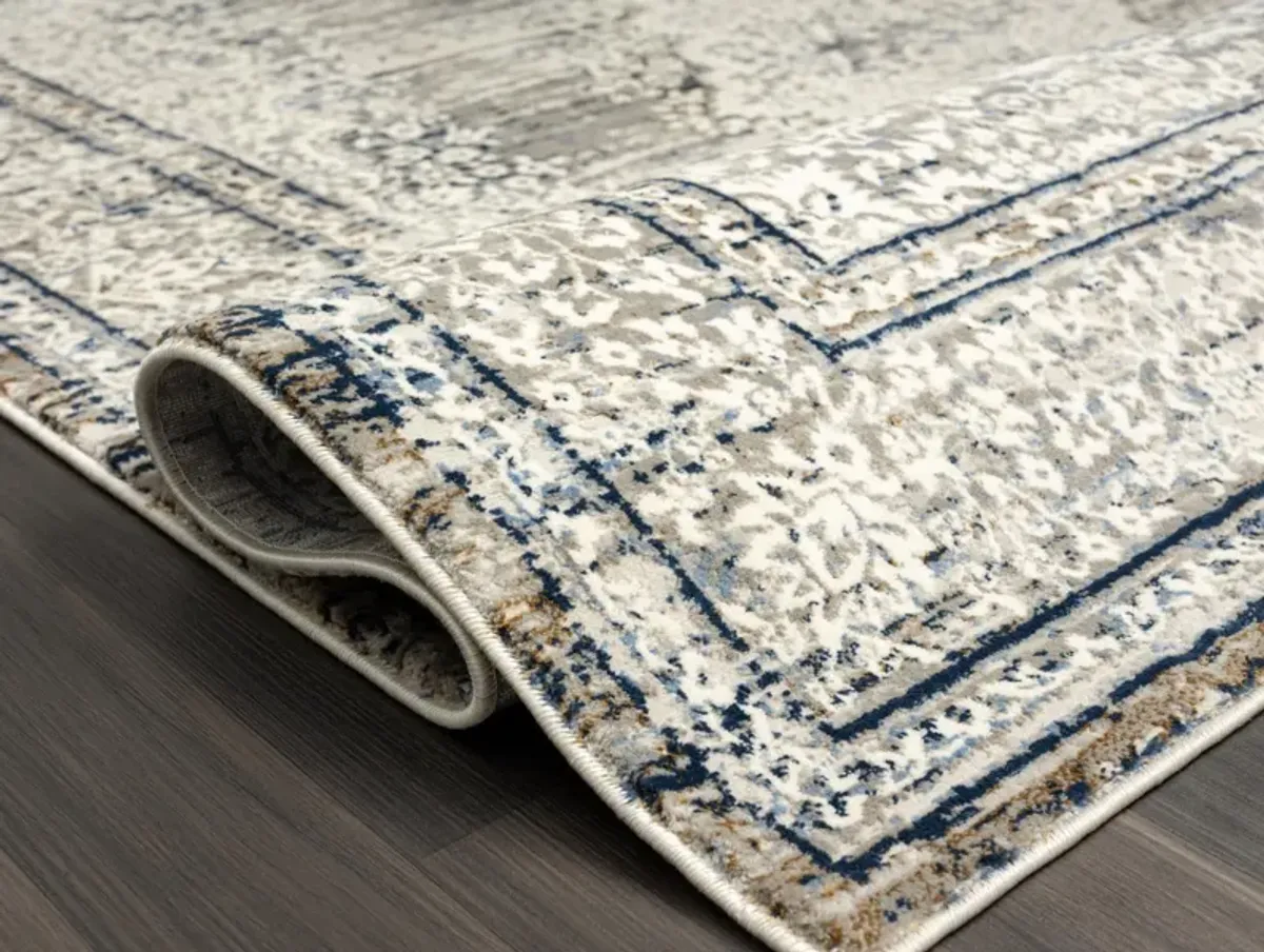 Lindrum 5' x 8' Area Rug - Cream/Gray