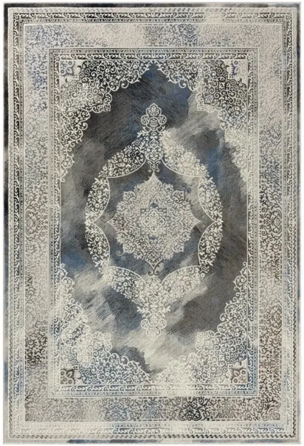 Elston 8' x 11' Area Rug - Cream/Gray