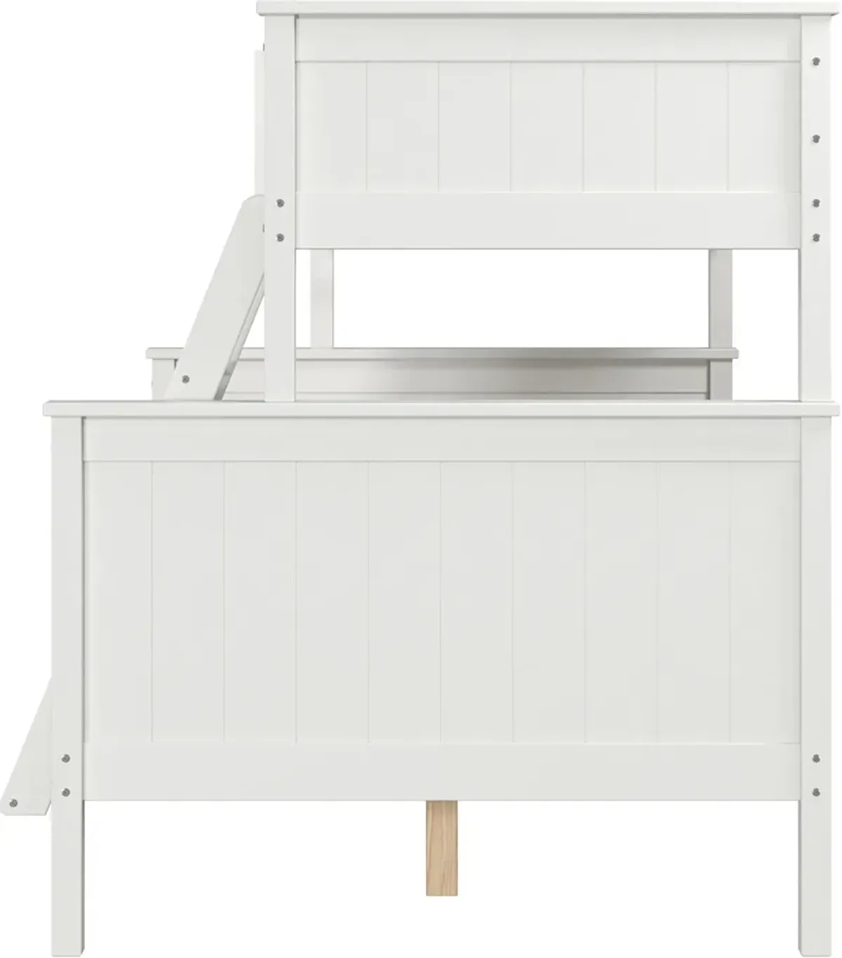 Lakelyn Twin Over Full Bunk Bed - White