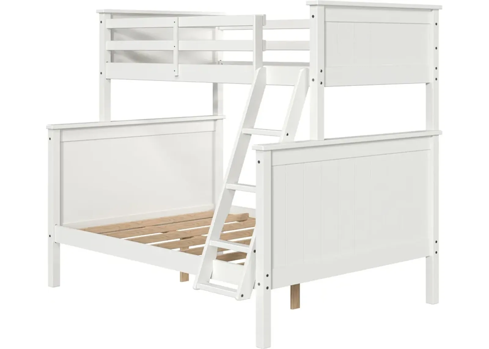 Lakelyn Twin Over Full Bunk Bed - White