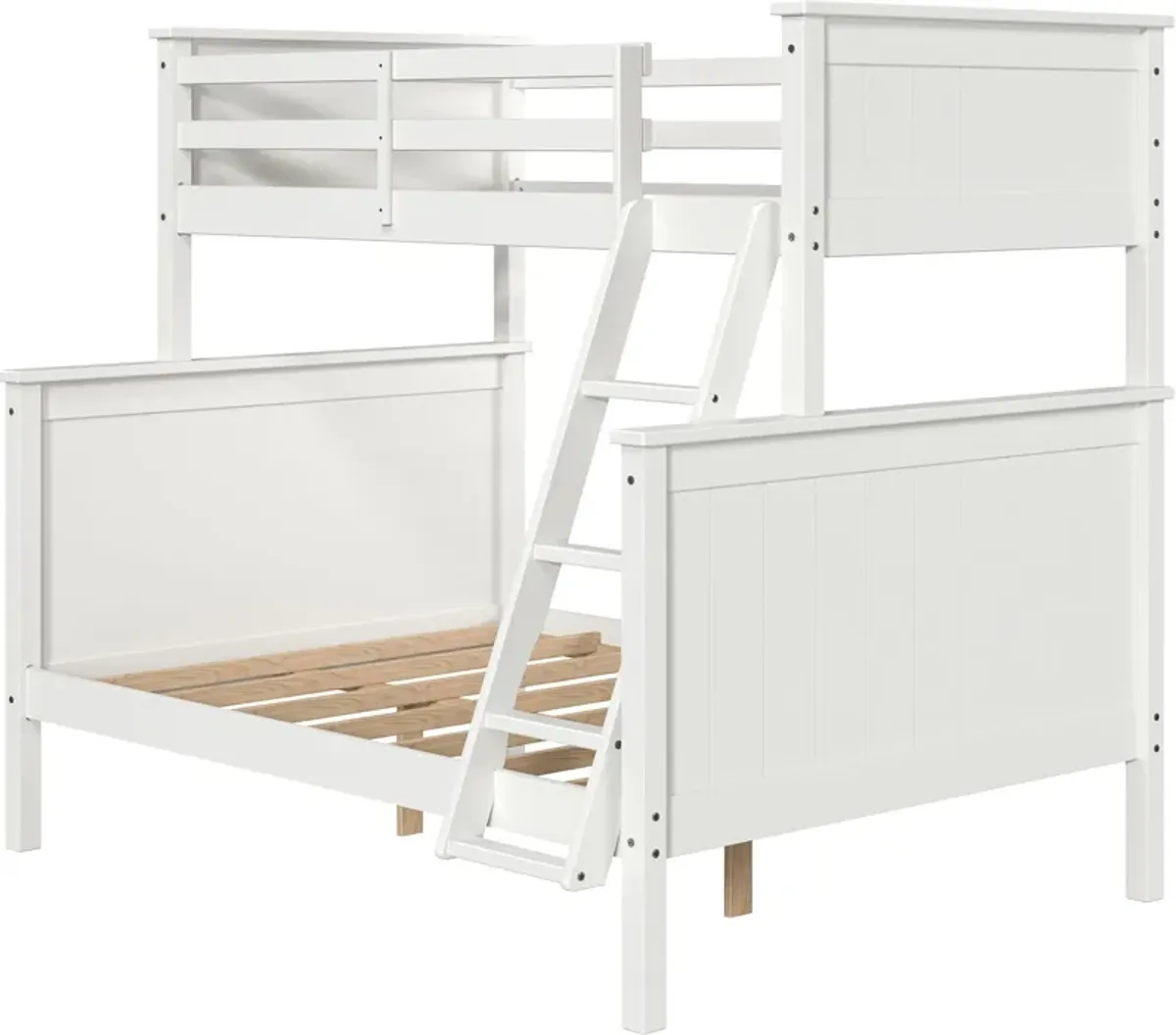 Lakelyn Twin Over Full Bunk Bed - White