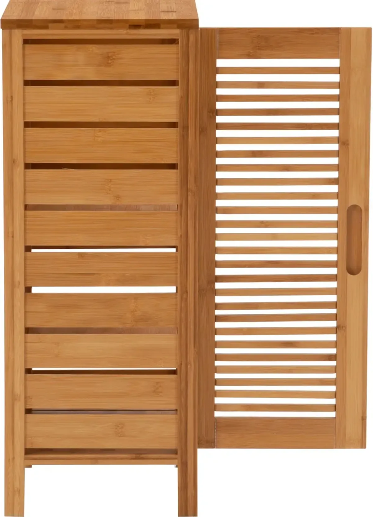 Ambel One Door Cabinet - Natural