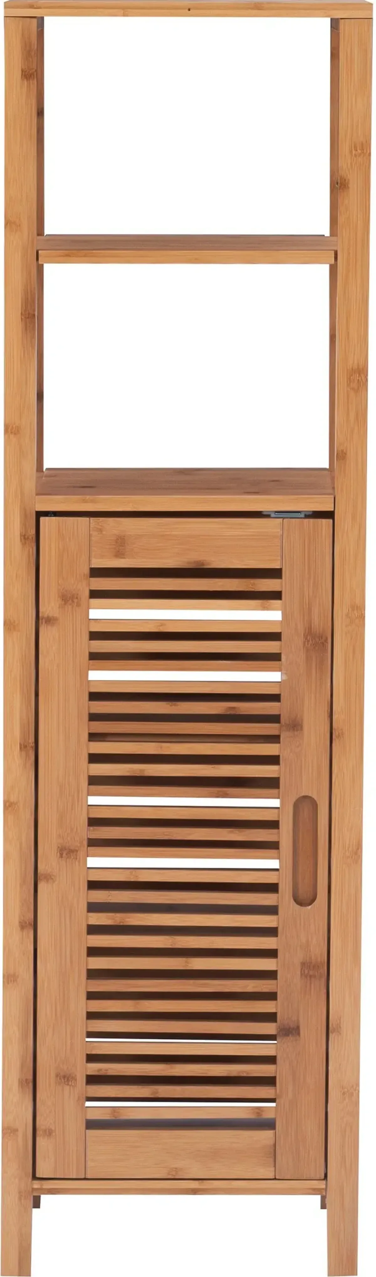 Ambel One Door Cabinet With Shelves - Natural