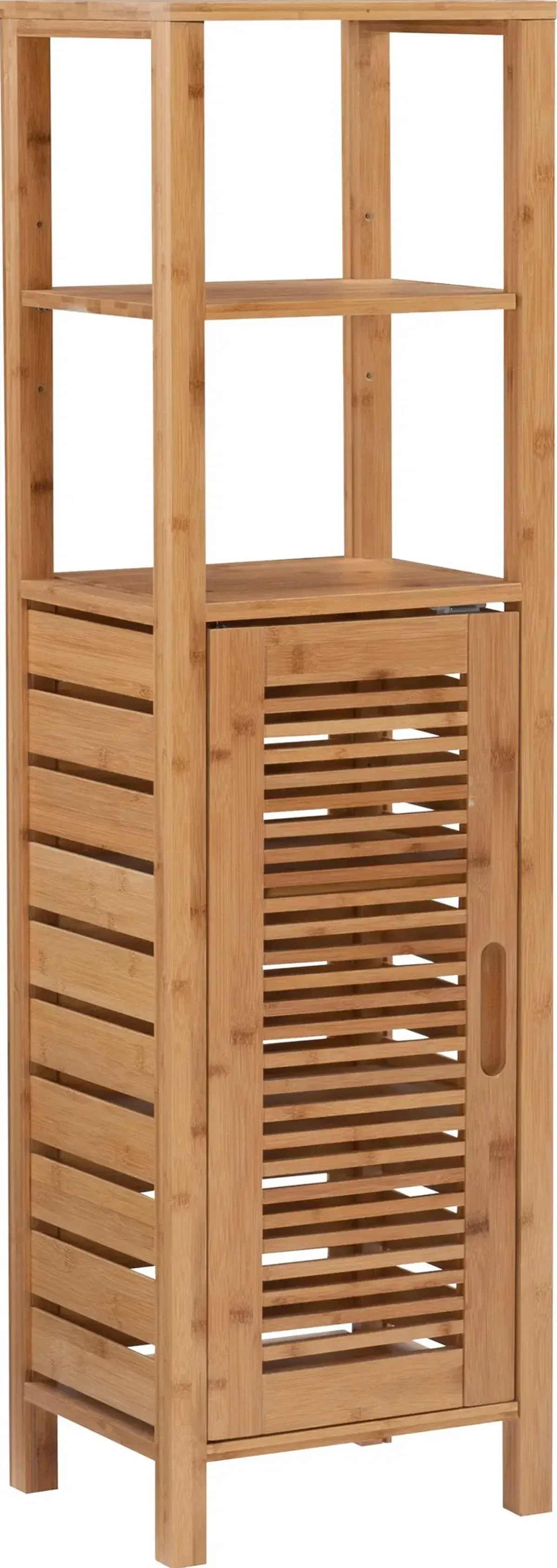 Ambel One Door Cabinet With Shelves - Natural