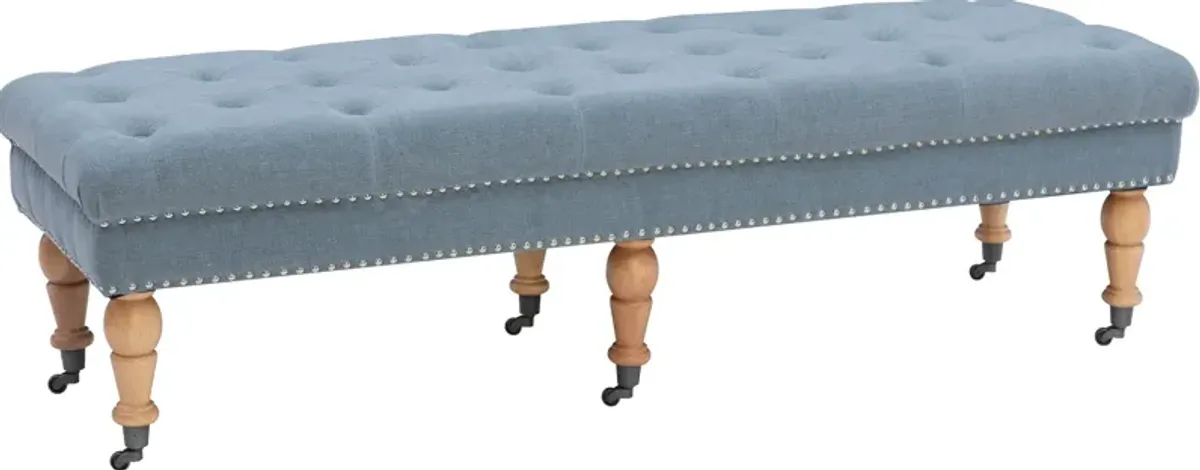 Cynthia 62" Bench - Blue