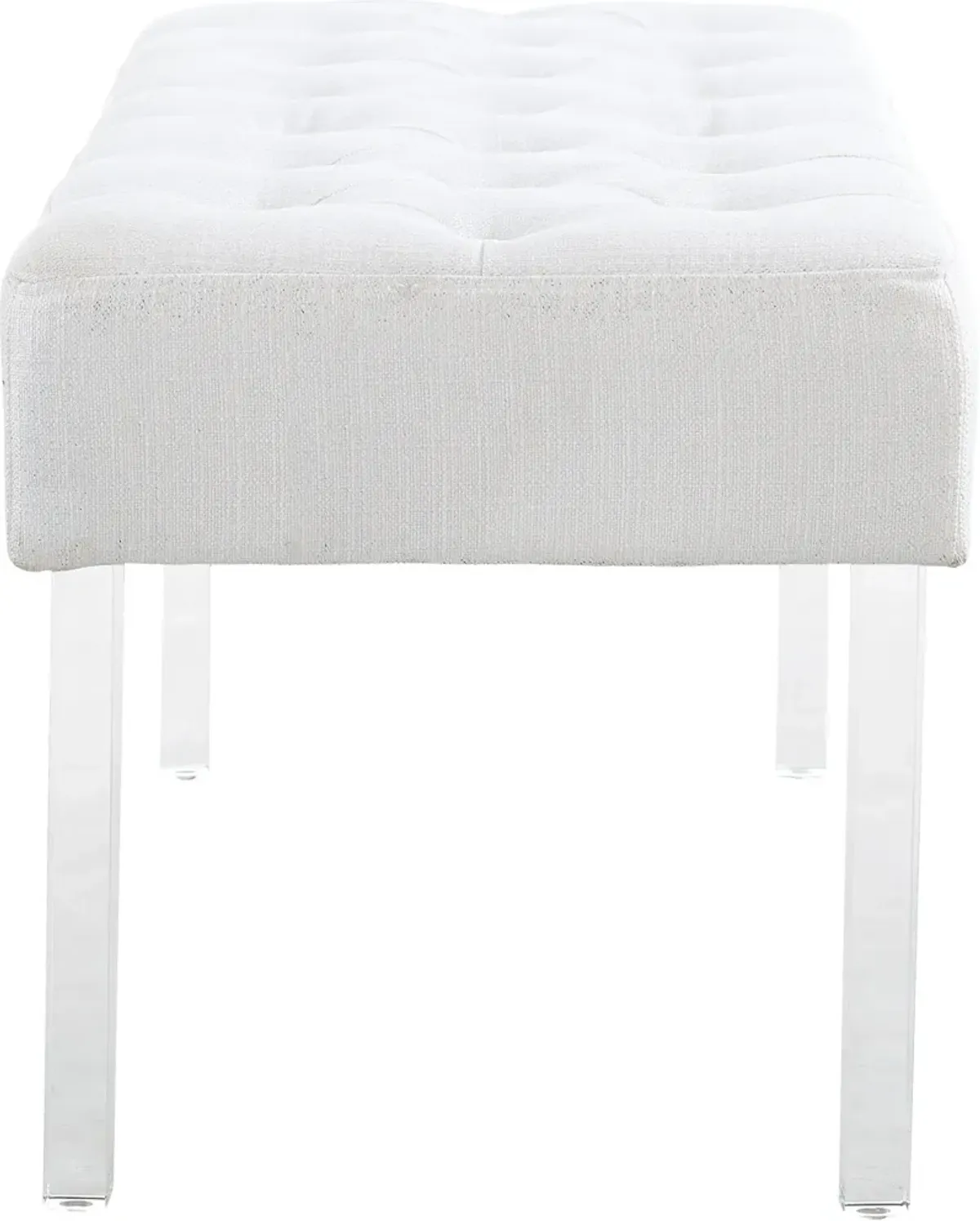 Kaylani Bench - White