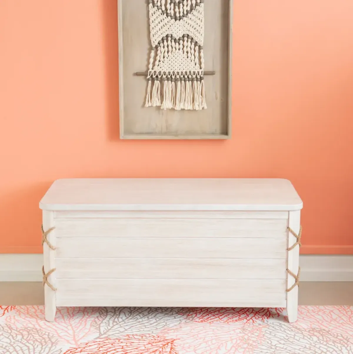 Shayla Cedar Chest - White