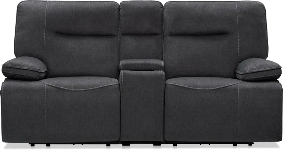 Warner Dual-Power Reclining Loveseat