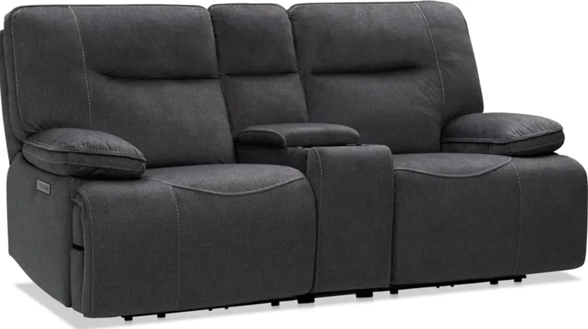 Warner Dual-Power Reclining Loveseat