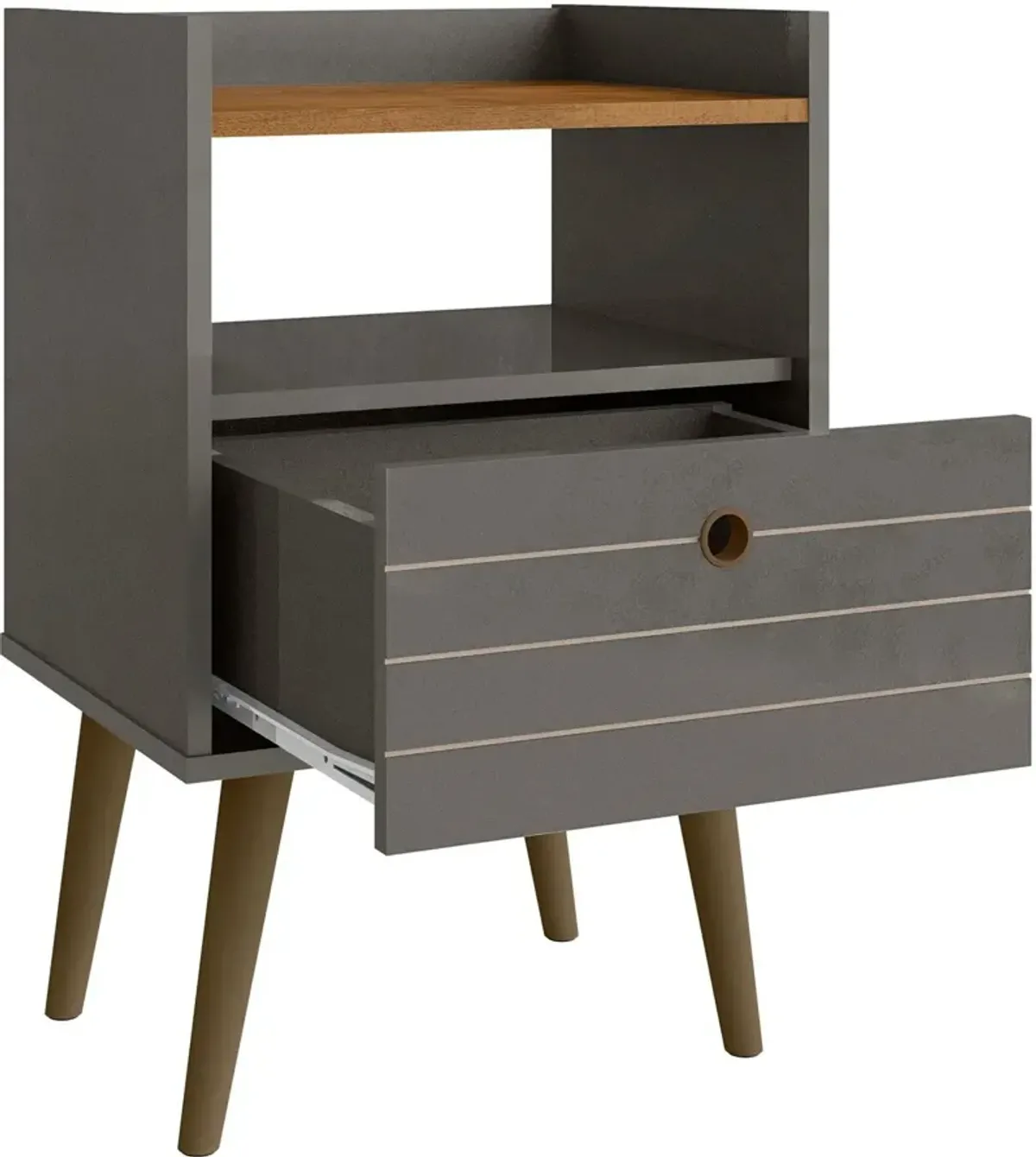 Marlo Nightstand - Grey