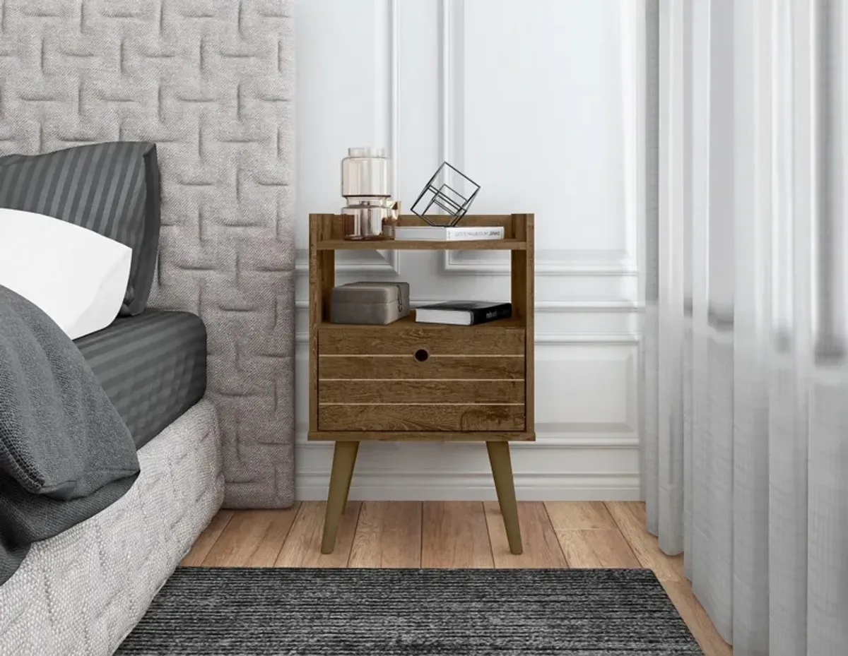 Marlo Nightstand - Rustic Brown