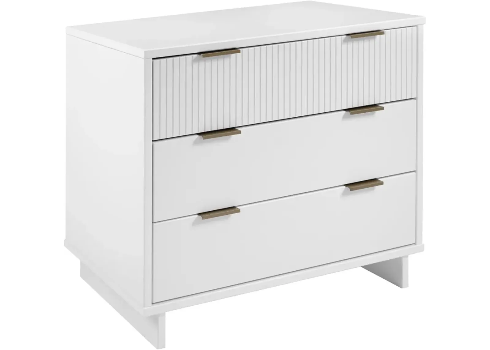 Kenya 3 Drawer Dresser - White