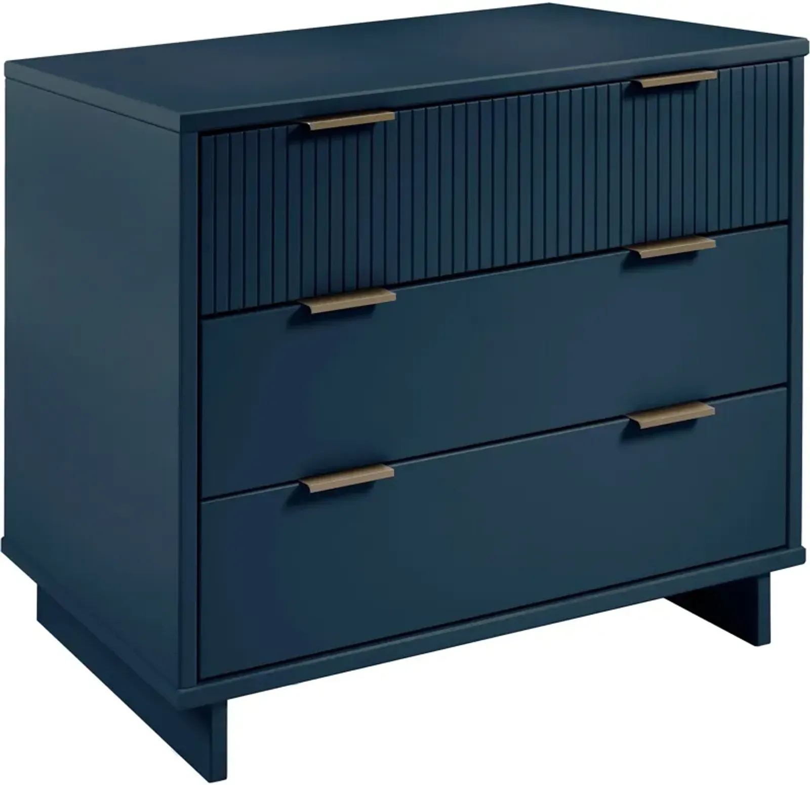 Kenya 3 Drawer Dresser - Midnight Blue