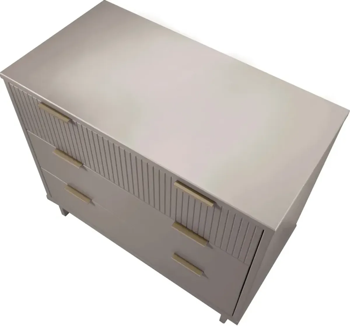 Kenya 3 Drawer Dresser - Light Grey