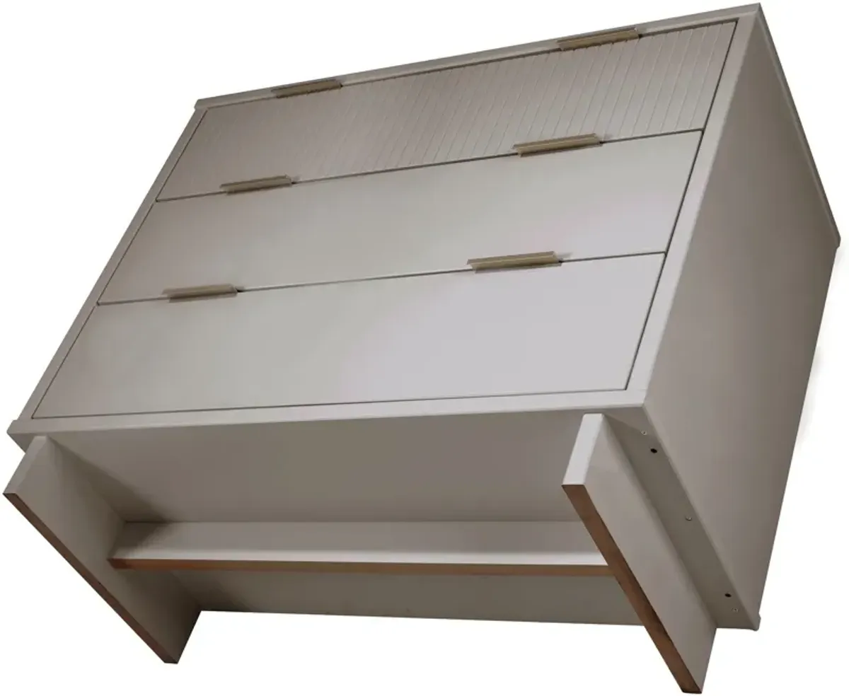 Kenya 3 Drawer Dresser - Light Grey