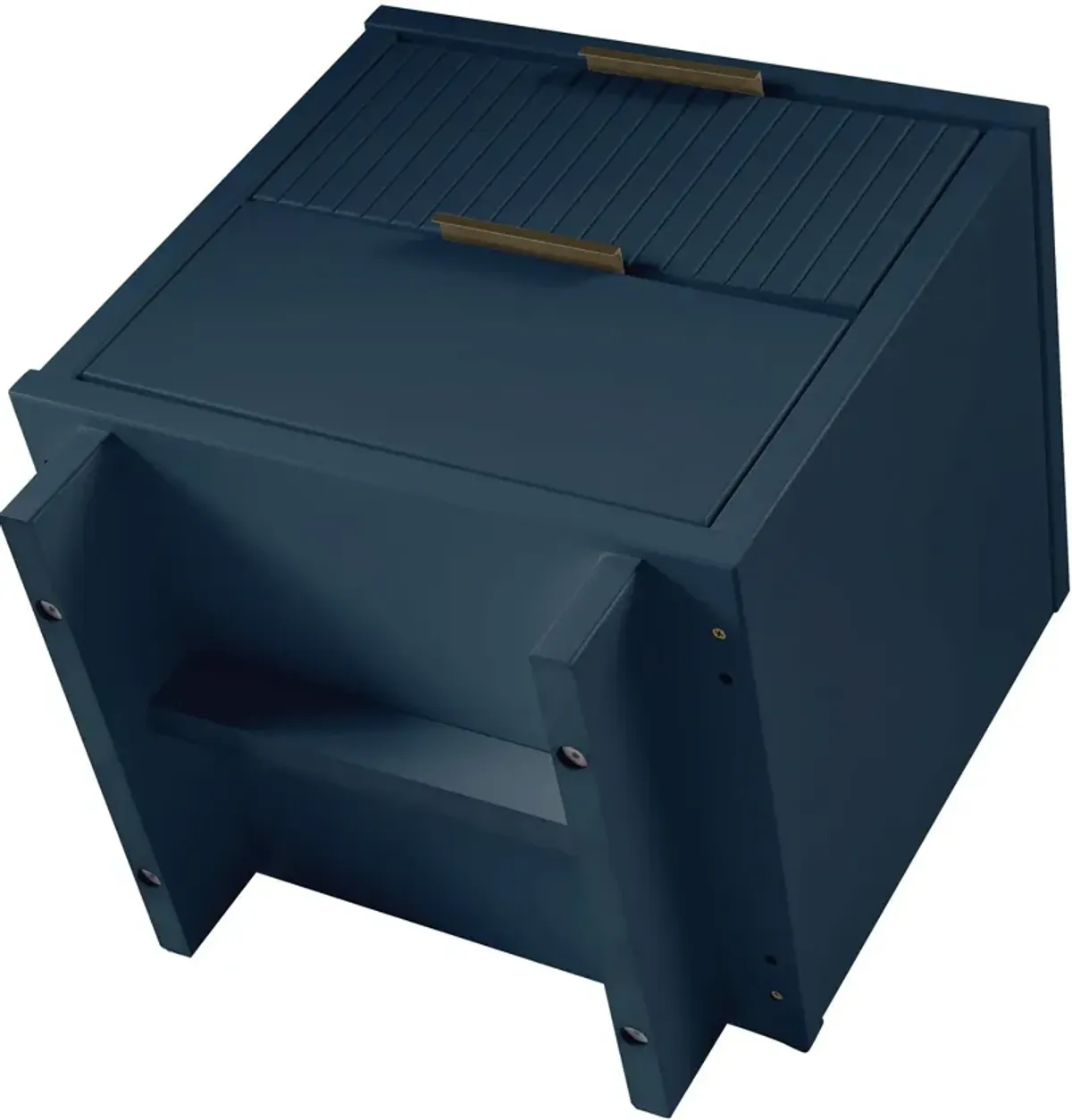 Kenya 2 Drawer Nightstand - Midnight Blue