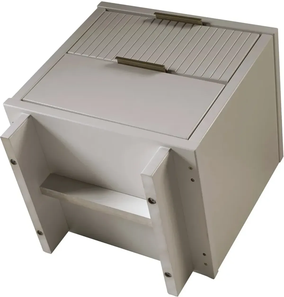 Kenya 2 Drawer Nightstand - Light Grey