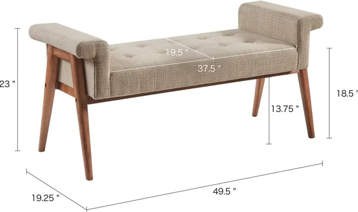 Ernie Bench - Taupe