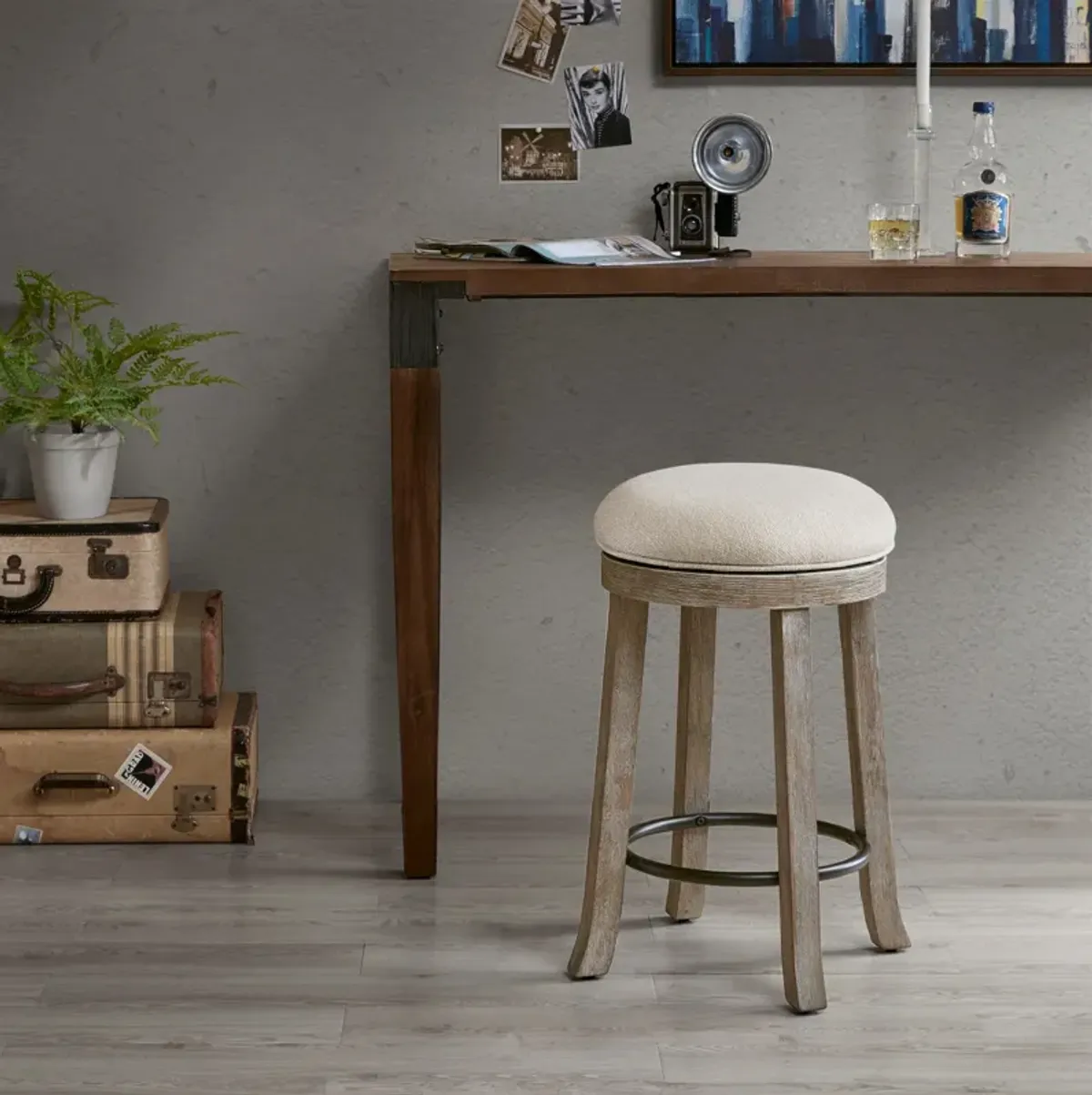 Anna Swivel Counter-Height Stool