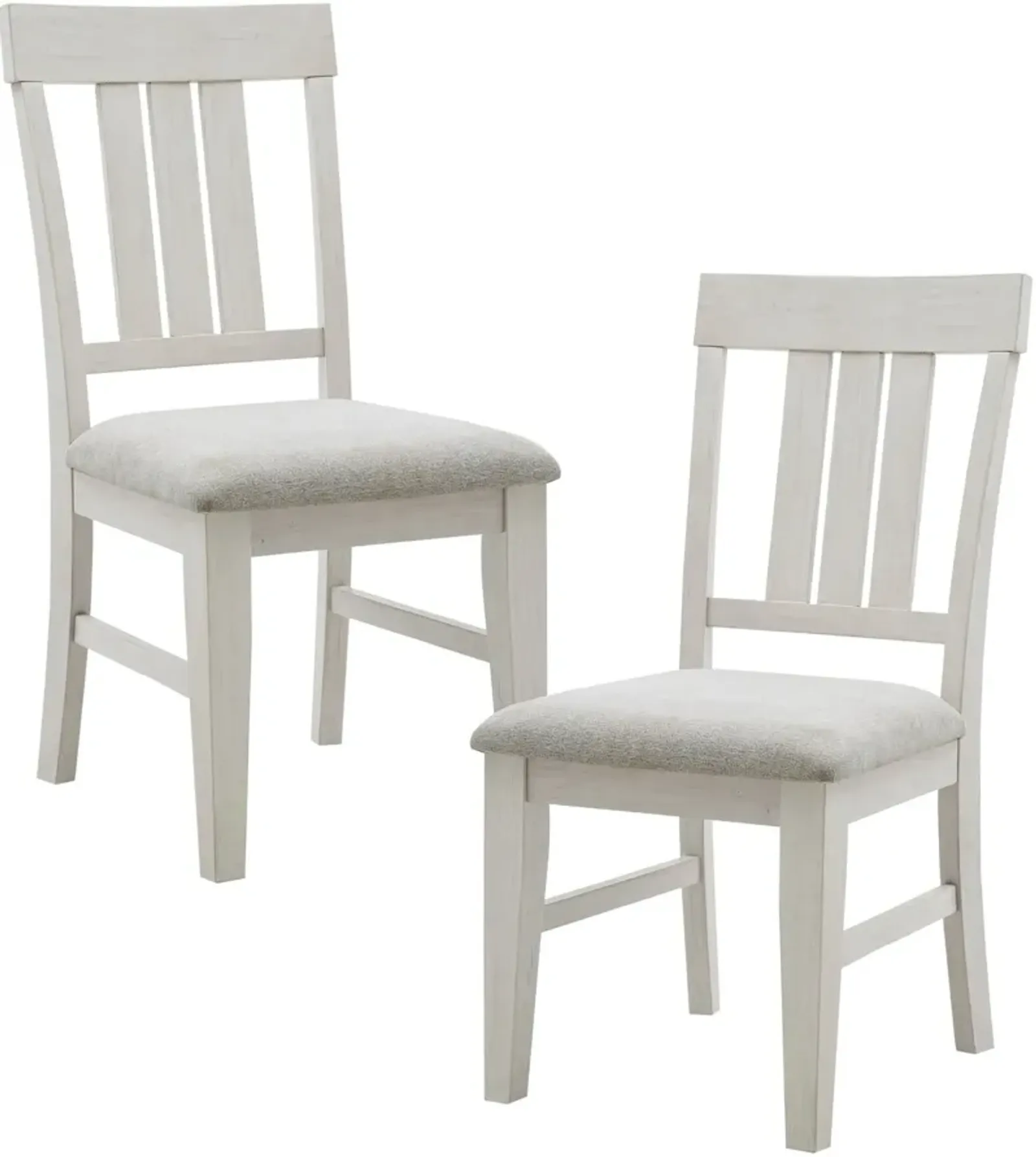 Rosario Set of 2 Dining Chairs - White