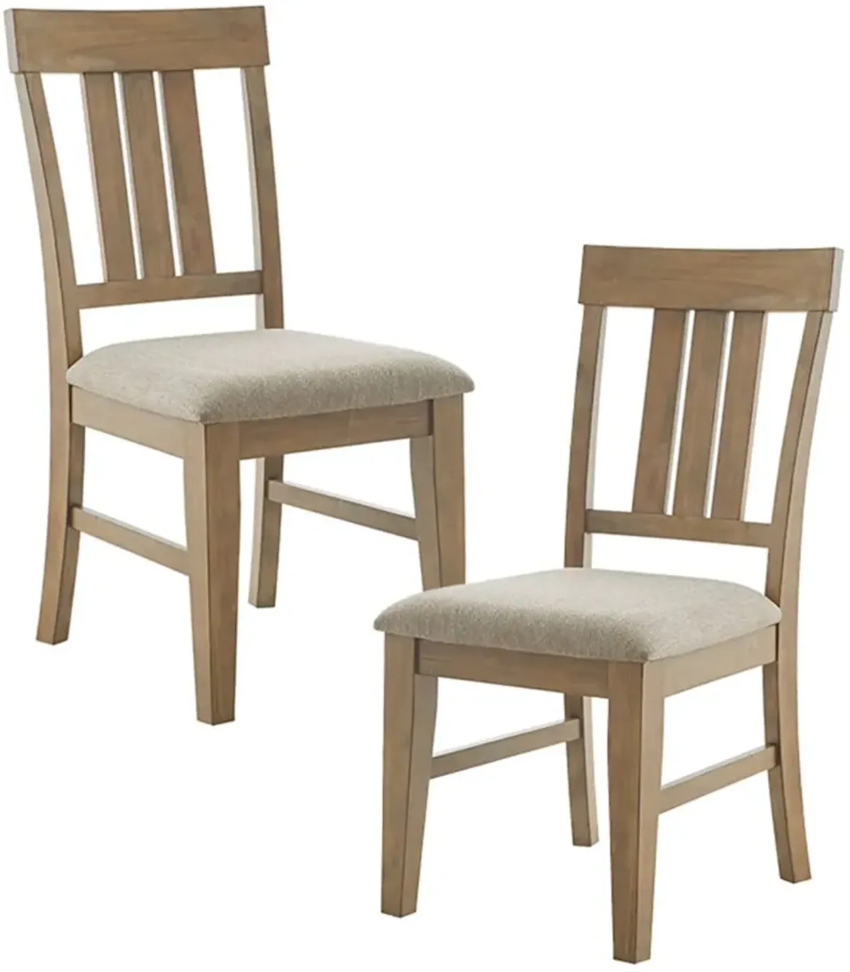 Rosario Set of 2 Dining Chairs - Gray