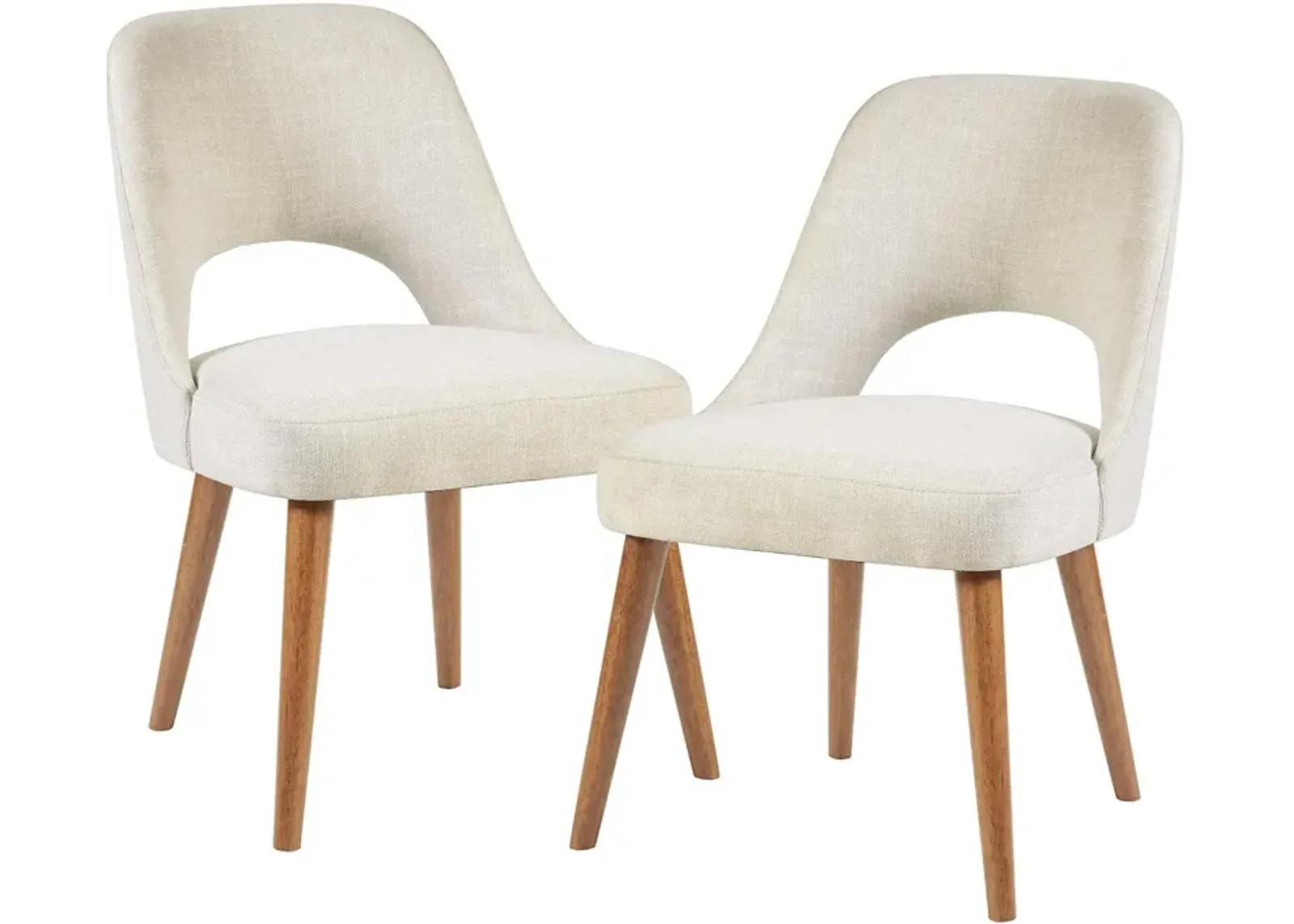 Lenore Set of 2 Dining Chairs - White