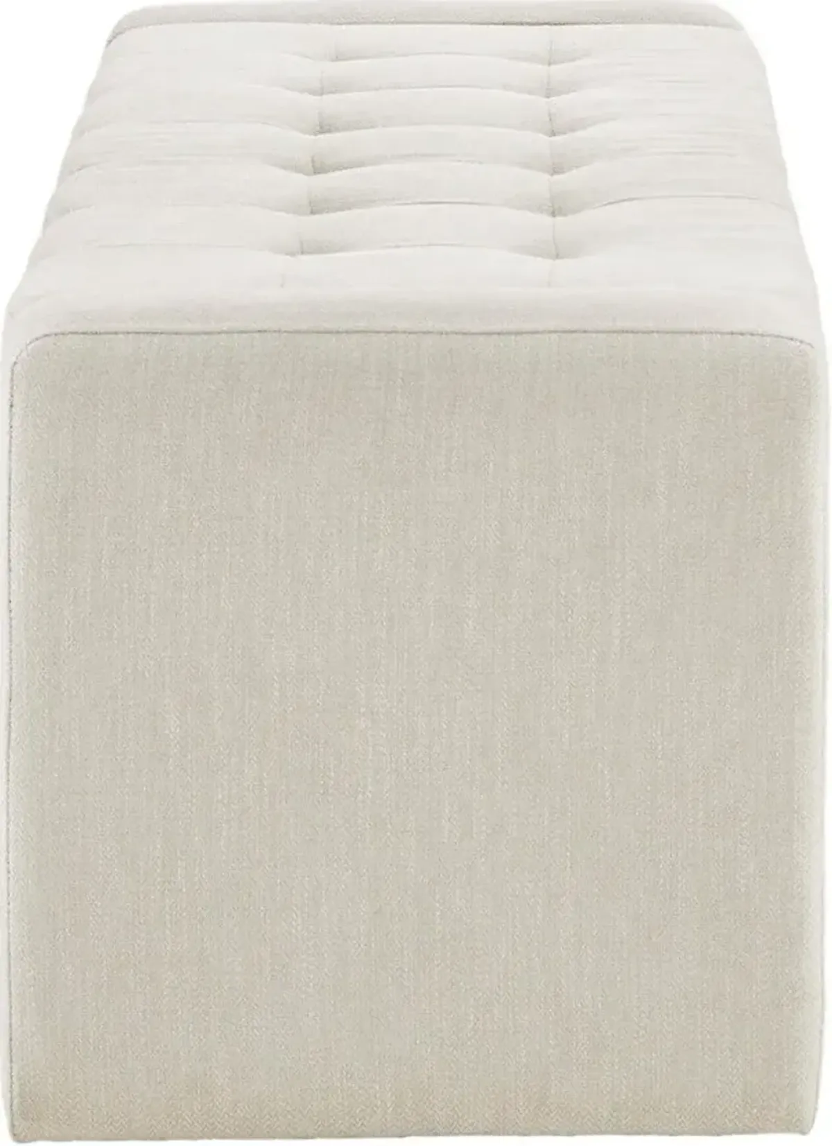 Edmond Storage Bench - White