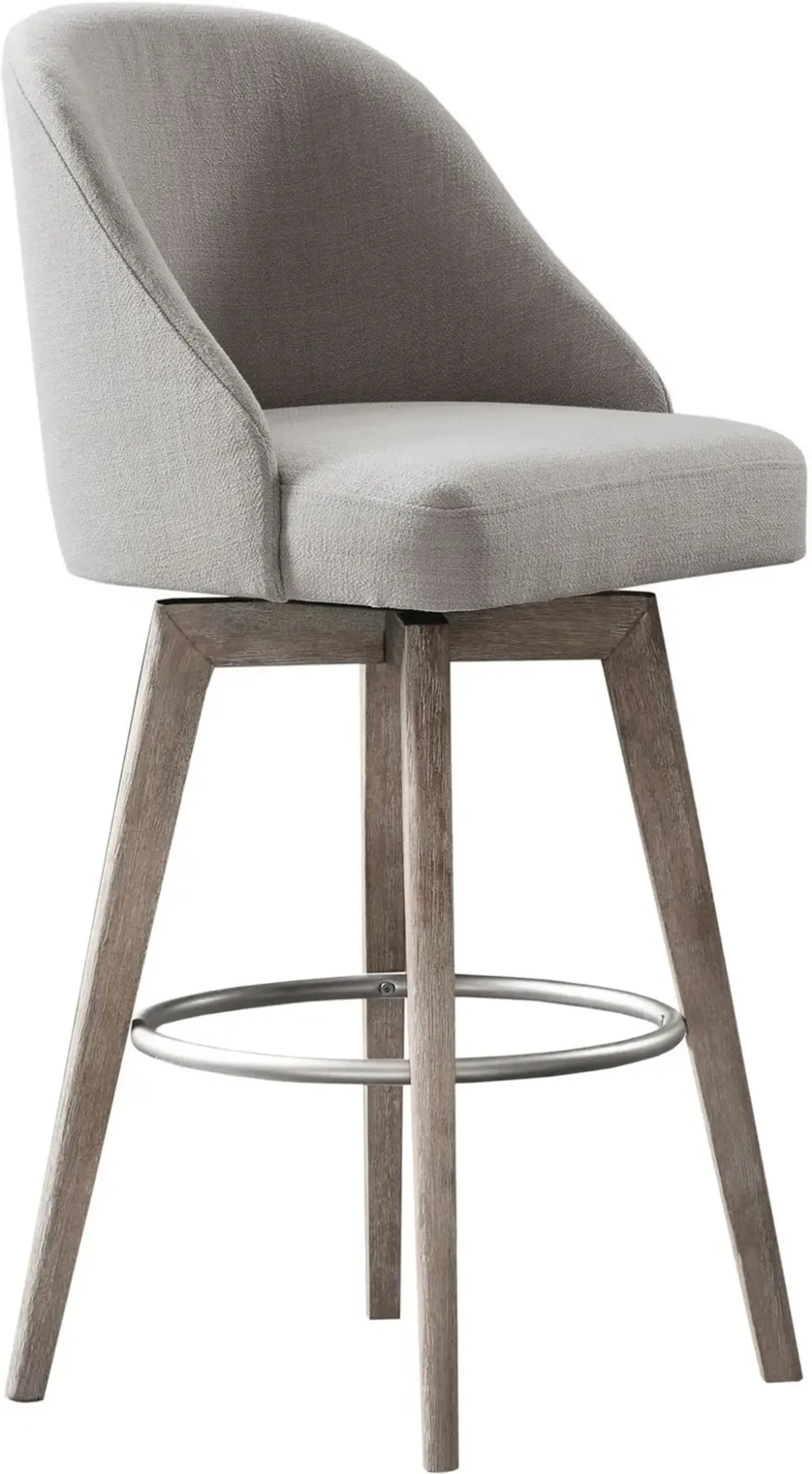 Denton Swivel Bar Stool - Gray