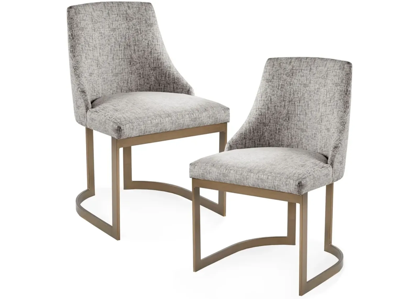 Hayes Set of 2 Dining Chairs - Gray