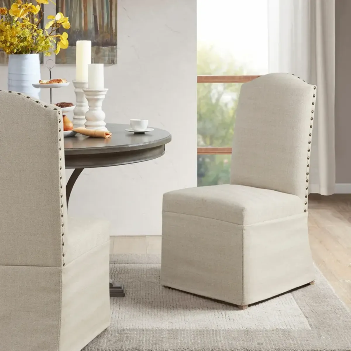 Kenai Set of 2 Dining Chairs - Beige