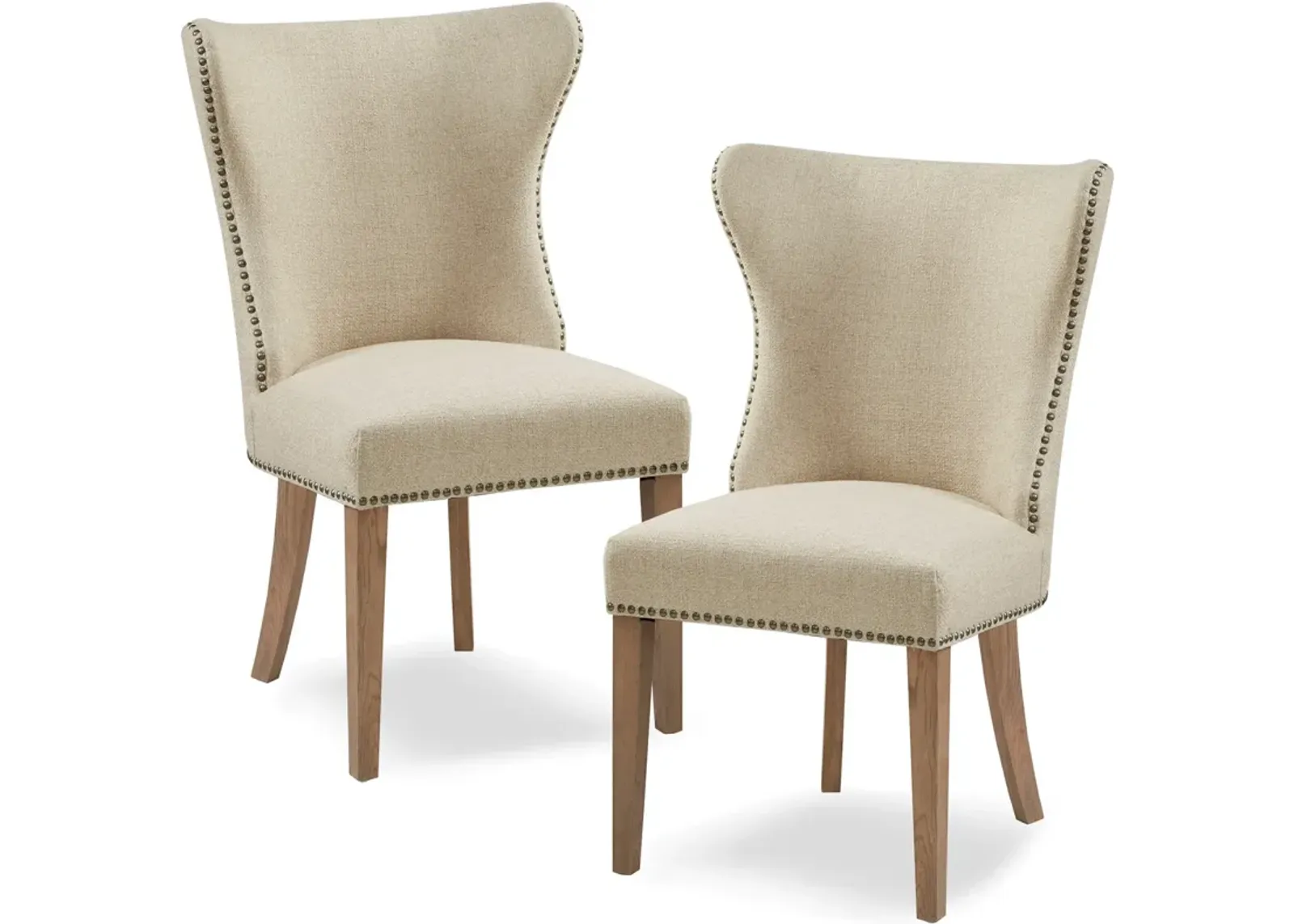 Polly Set of 2 Dining Chairs - Cream