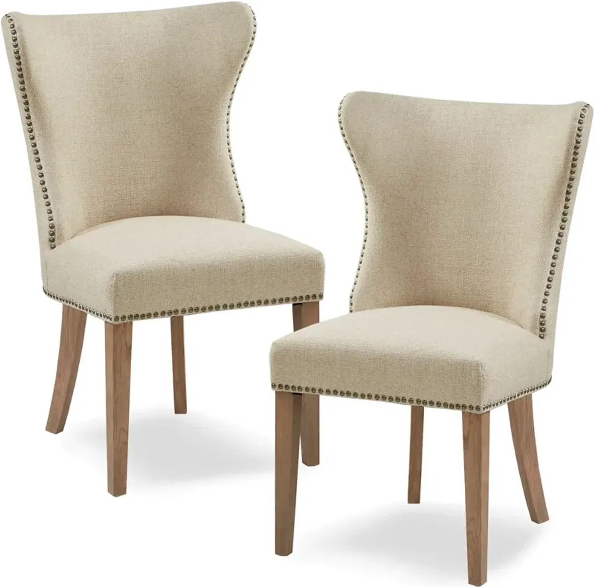 Polly Set of 2 Dining Chairs - Cream