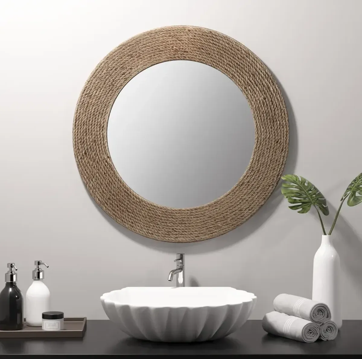 Calvin 26'' x 26'' Wall Mirror